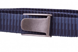 Blue Vertical Stripes Webbing Belt