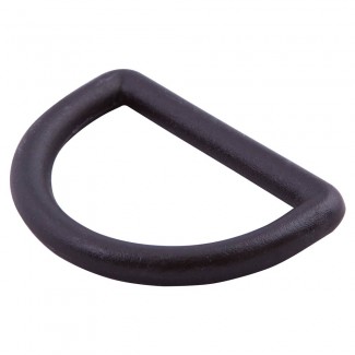RDR Black Plastic Round D Ring